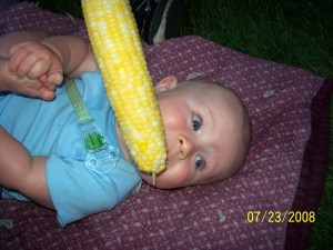 It looks like he is actually tasting it doesn\'t it?