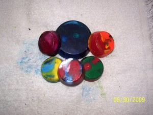 Our tie dye crayons!