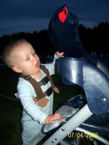 Waiting for the fireworks.