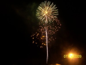 One firework,