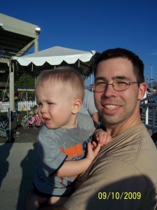 Waiting in line for Little Hands at the Farm.