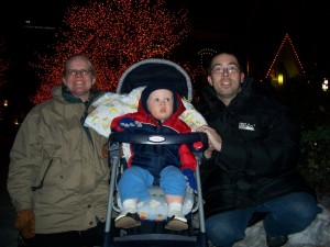 Our little family on temple square.