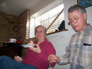 Great aunt Vicky and great uncle Neal.