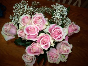 My Valentine roses from my hubby.