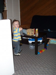 Cute Aiden playing.