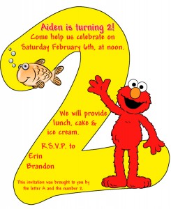 Elmo Invite