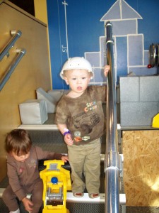 Aiden the construction worker.