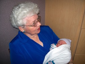 Great Grandma and Lucas.