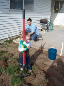 Aiden's very own "sword in the stone."